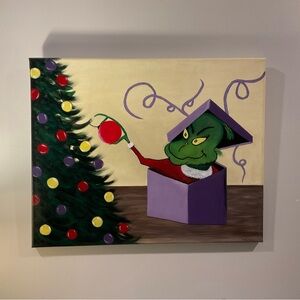 “THE SIZE OF HIS HEART” Acrylic Painting